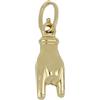 Gioielleria Lucchese Oro Ciondolo portafortuna a forma di corna 803321700372
