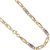Gioielleria Lucchese Oro Collana Uomo in Oro Giallo e Bianco 803321722737