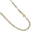 Gioielleria Lucchese Oro Collana Uomo in Oro Giallo e Bianco 803321717485