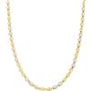 Gioielleria Lucchese Oro Collana Uomo Oro Giallo Bianco GL100345