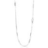 Gioielleria Lucchese Oro Collana Uomo in Oro Bianco 803321735556