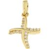 Gioielleria Lucchese Oro Ciondolo Croce Donna Oro Giallo GL100397