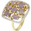 Gioielleria Lucchese Oro Anello Donna Oro Giallo Bianco GL100444