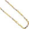 Gioielleria Lucchese Oro Collana Uomo in Oro Giallo e Bianco 803321732376