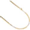 Gioielleria Lucchese Oro Collana Uomo in Oro Giallo e Bianco 803321735548