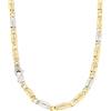 Gioielleria Lucchese Oro Collana Uomo in Oro Giallo e Bianco MZK054GB50