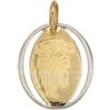 Gioielleria Lucchese Oro Ciondolo Gesu' oro giallo e bianco 803321714875