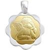 Gioielleria Lucchese Oro Ciondolo angelo oro giallo e bianco 80332171