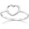 Gioielleria Lucchese Oro Anello Cuore Donna Oro Bianco 803321734407