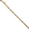 Gioielleria Lucchese Oro Bracciale Uomo in Oro Giallo e Bianco 803321734701