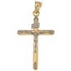 Gioielleria Lucchese Oro Croce in Oro Giallo e Bianco 803321728410