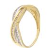 Gioielleria Lucchese Oro Anello Donna Oro Giallo Bianco GL100873