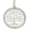 Gioielleria Lucchese Oro Ciondolo Donna Albero Della Vita Oro Bianco GL100534
