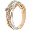 Gioielleria Lucchese Oro Anello Donna Oro Bianco Rosa GL100896