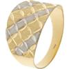 Gioielleria Lucchese Oro Anello Donna Oro Giallo Bianco GL100918