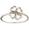 Gioielleria Lucchese Oro Anello Quadrifoglio Donna Oro Bianco 803321734422