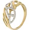 Gioielleria Lucchese Oro Anello Donna Oro Giallo Bianco GL100930
