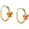 Gioielleria Lucchese Oro Orecchini bambina farfallina in Oro Giallo 803321716802