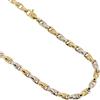 Gioielleria Lucchese Oro Collana Uomo in Oro Giallo e Bianco 803321717789