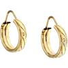 Gioielleria Lucchese Oro Orecchini a Cerchio Donna Giallo 803321705723