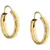 Gioielleria Lucchese Oro Orecchini a Cerchio Donna Giallo 803321700579