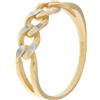 Gioielleria Lucchese Oro Anello Donna Oro Giallo Bianco GL100970