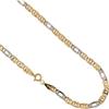 Gioielleria Lucchese Oro Collana Uomo in Oro Giallo e Bianco 803321700284