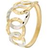 Gioielleria Lucchese Oro Anello Donna Oro Giallo Bianco GL100975