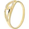 Gioielleria Lucchese Oro Anello Donna Oro Giallo Bianco GL100976