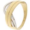 Gioielleria Lucchese Oro Anello Donna Oro Giallo Bianco 803321714458