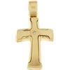 Gioielleria Lucchese Oro Croce Uomo Oro Giallo con Diamante GL100594