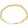 Unoaerre Gioielli e Lingotti Bracciale Donna Unoaerre Oro Giallo Bianco GL100103