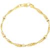 Unoaerre Gioielli e Lingotti Bracciale Donna Unoaerre Oro Giallo Bianco GL100104
