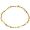 Unoaerre Gioielli e Lingotti Bracciale Uomo Unoaerre Oro Giallo Bianco GL100112