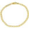 Unoaerre Gioielli e Lingotti Bracciale Uomo Unoaerre Oro Giallo Bianco GL100117