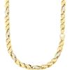 Gioielleria Lucchese Oro Collana Uomo in Oro Giallo e Bianco 803321712128