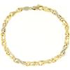 Unoaerre Gioielli e Lingotti Bracciale Uomo Unoaerre Oro Giallo Bianco GL100119