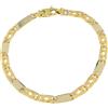 Unoaerre Gioielli e Lingotti Bracciale Uomo Unoaerre Oro Giallo Bianco GL100120