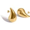 Gioielleria Lucchese Oro Orecchini Donna Goccia Oro Giallo 18 KT GL101405