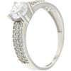Gioielleria Lucchese Oro Anello Donna Oro Bianco GL100645