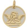 Gioielleria Lucchese Oro Ciondolo Angelo Oro Giallo Bianco GL101415
