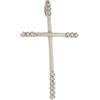 Gioielleria Lucchese Oro Ciondolo Croce Oro Bianco GL101418