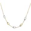 Gioielleria Lucchese Oro Collana Donna Oro Bianco Giallo GL101110