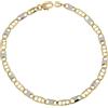 Gioielleria Lucchese Oro Bracciale Uomo Oro Giallo Bianco GL101119