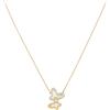 Gioielleria Lucchese Oro Collana Donna Oro Rosa Farfalle GL100179