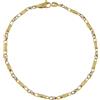 Gioielleria Lucchese Oro Bracciale Uomo Oro Giallo Bianco GL101138