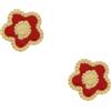 Gioielleria Lucchese Oro Orecchini Fiore Oro Giallo GL101164