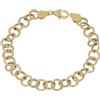 Gioielleria Lucchese Oro Bracciale Donna Oro Giallo Bianco Rosa GL101175