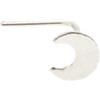 Gioielleria Lucchese Oro Piercing Naso Luna in Oro Bianco 803321731643
