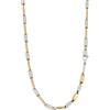 Gioielleria Lucchese Oro Collana Uomo Oro Bianco Rosa GL101442